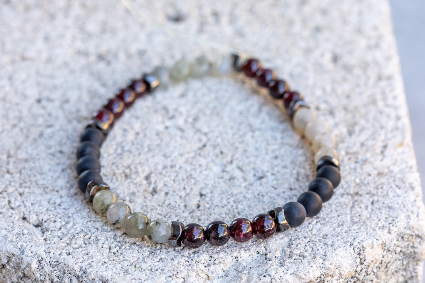 Capricorn Zodiac Gemstone Crystal Bracelet