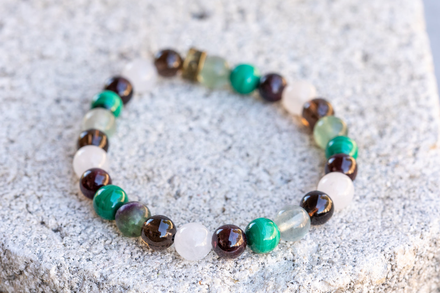 Capricorn Zodiac Gemstone Crystal Bracelet