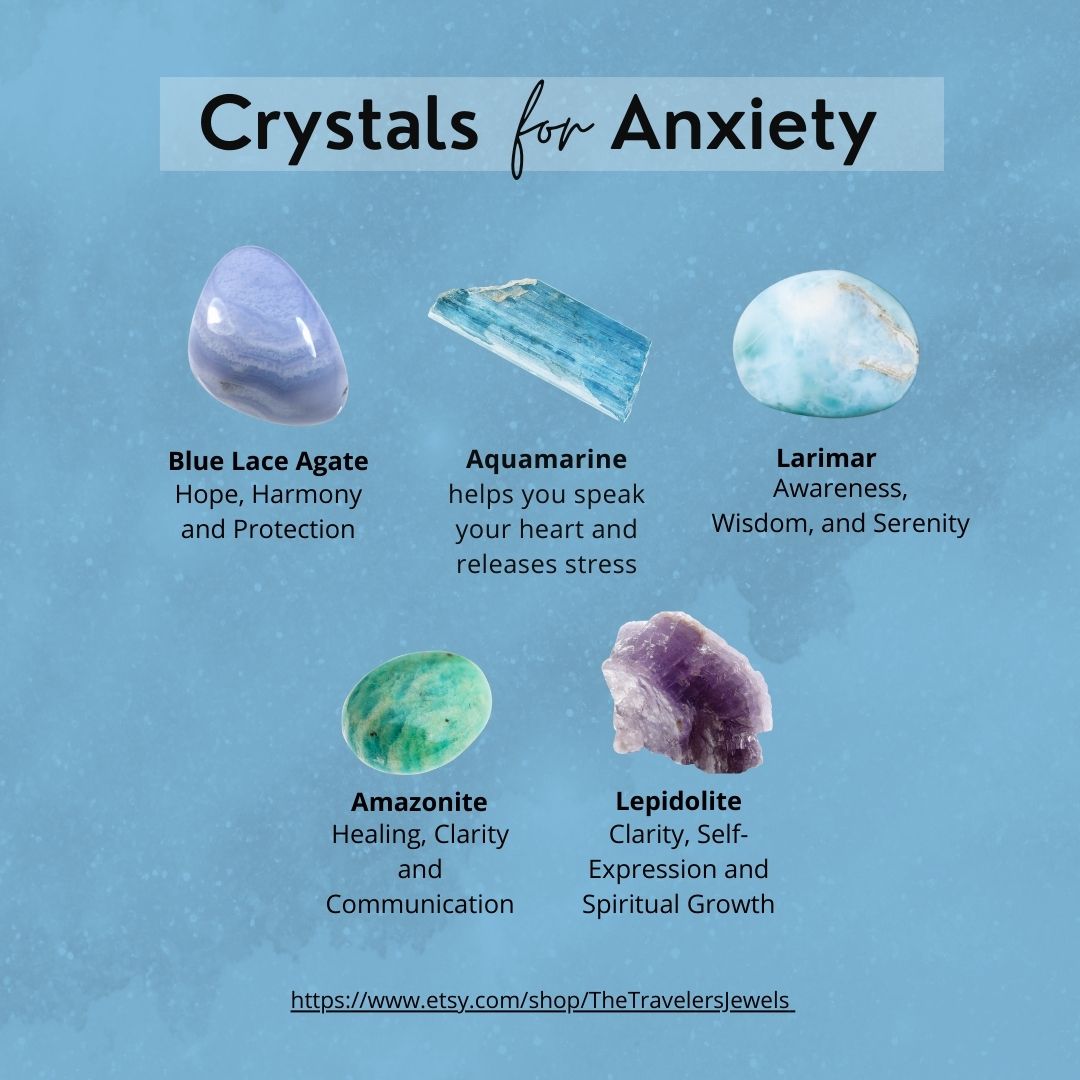 Anxiety Gemstone Crystal Bracelet