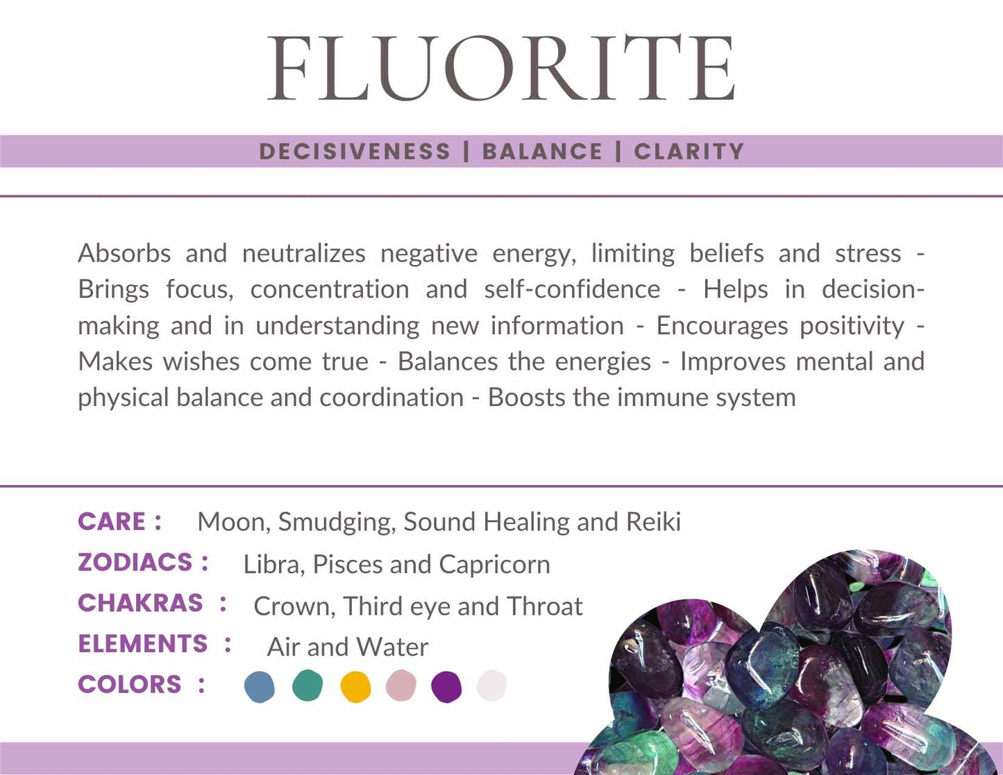 Fluorite Gemstone Crystal Bracelets