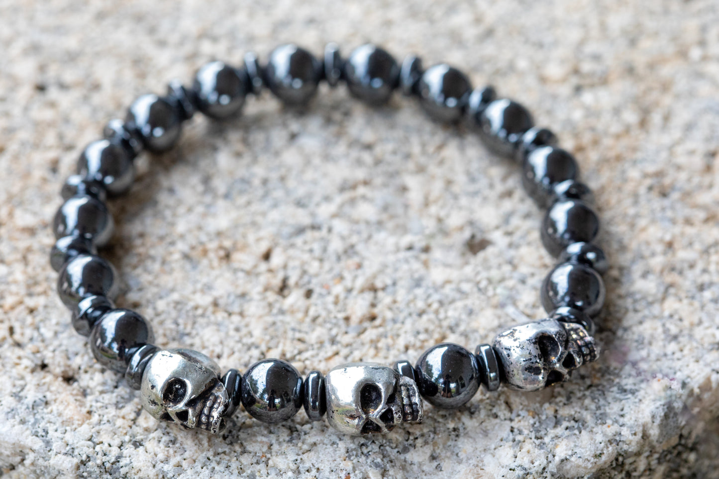 Halloween Holiday Gemstone Crystal Bracelet