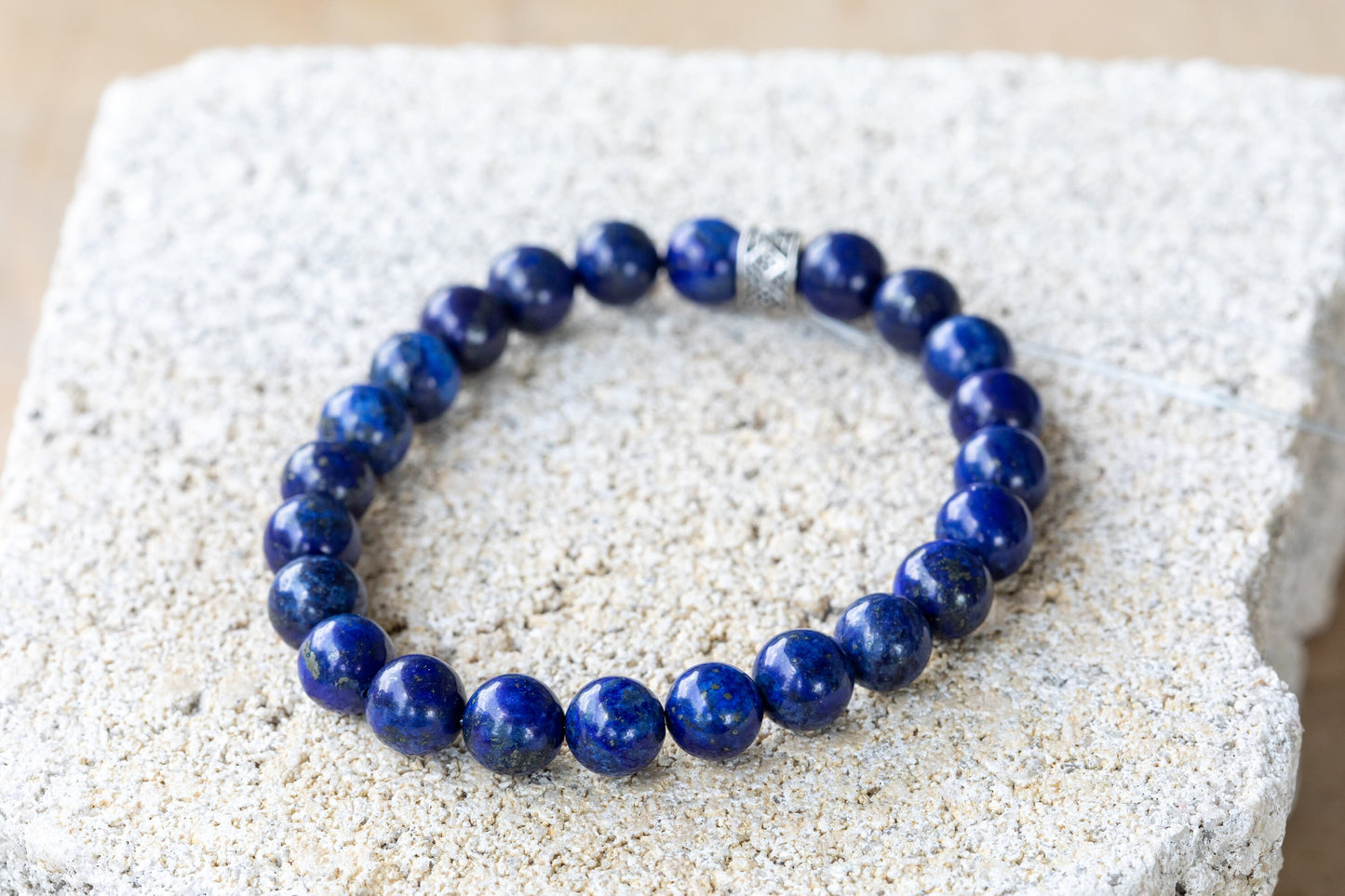 Lapis Lazuli Gemstone Crystal Bracelet