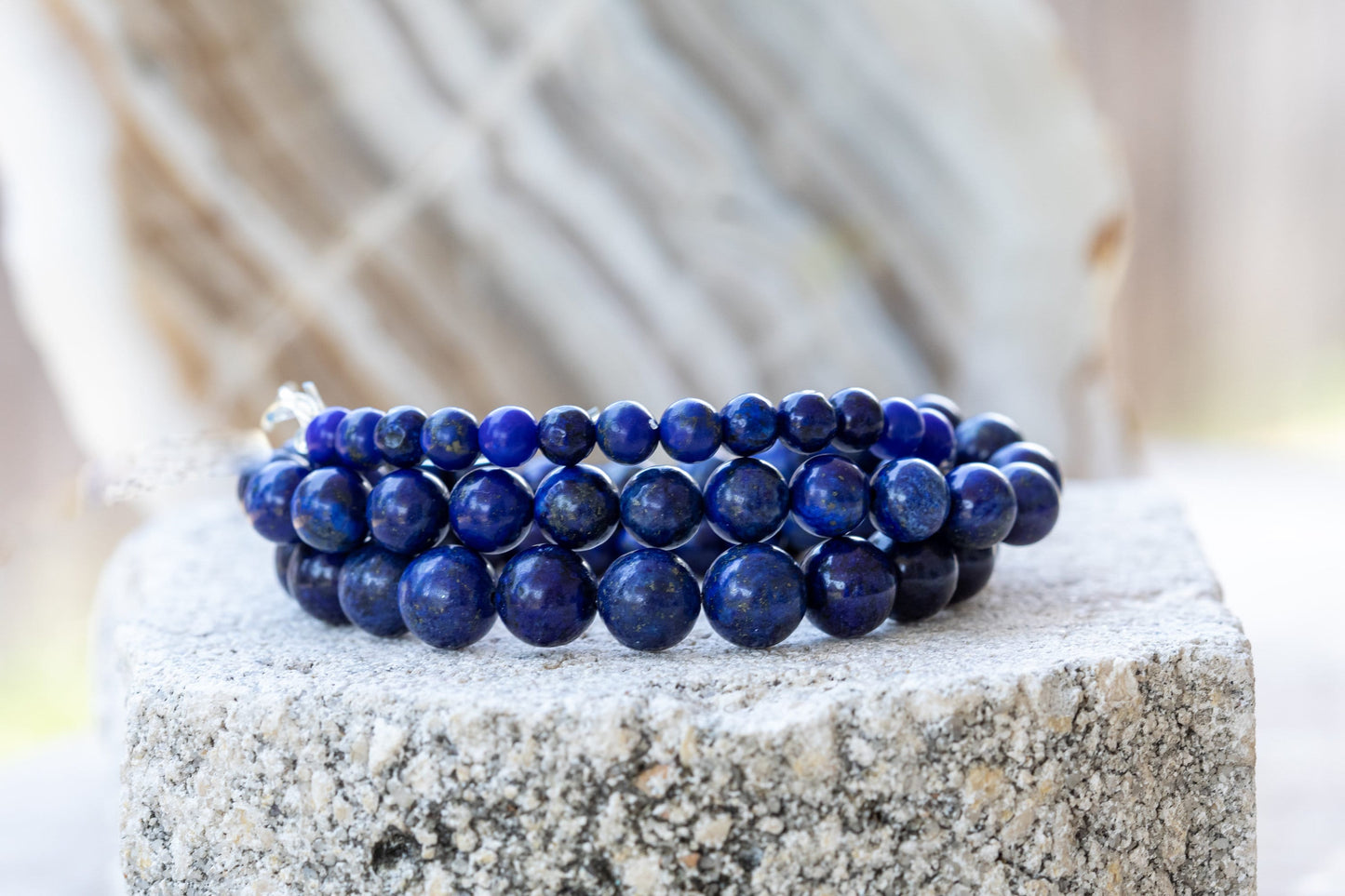 Lapis Lazuli Gemstone Crystal Bracelet