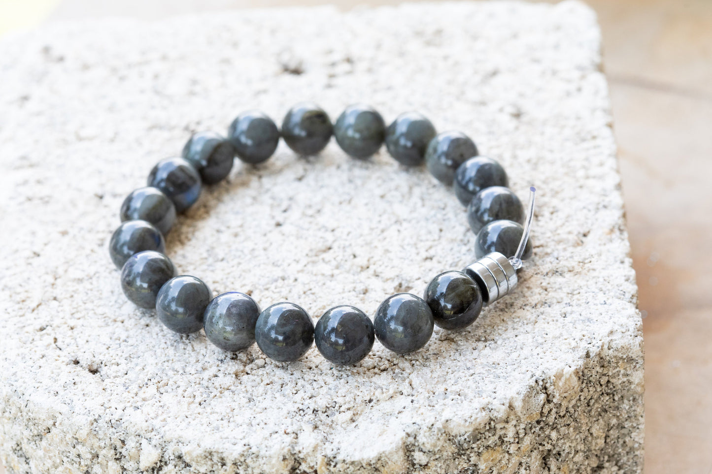 Labradorite Gemstone Crystal Bracelet