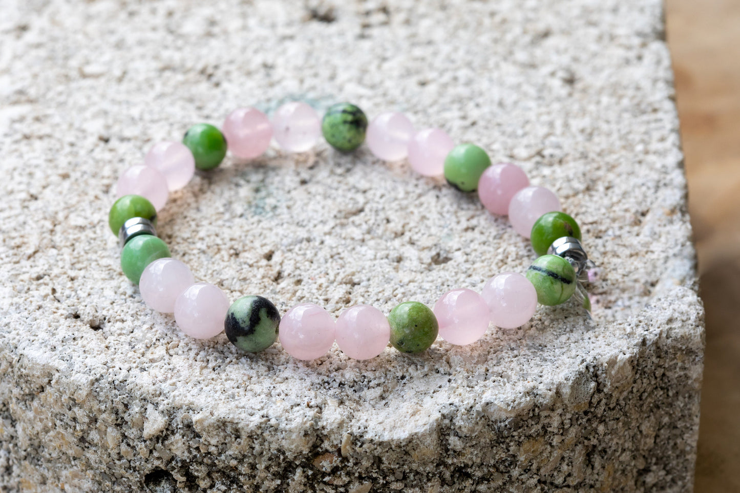 Chrysoprase Gemstone Crystal Bracelet