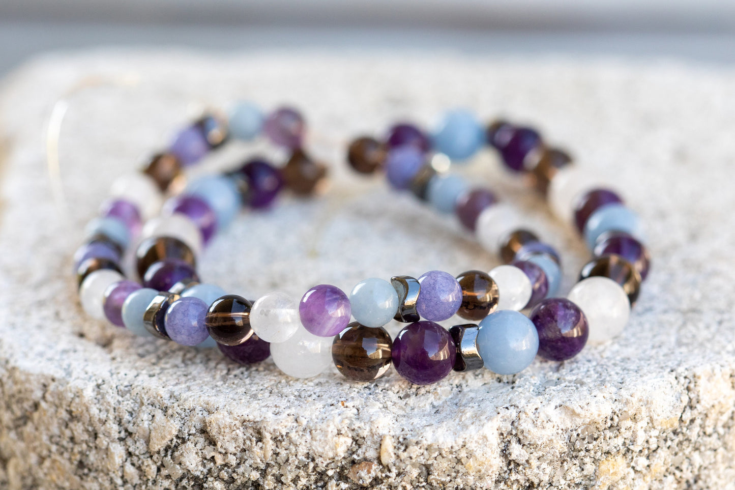 Dreams & Intuition Gemstone Crystal Bracelet