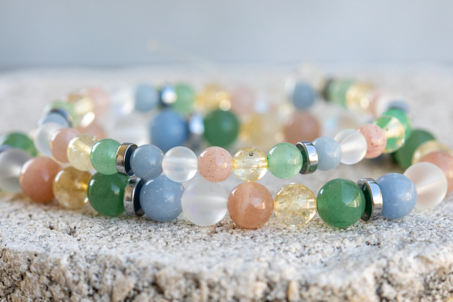Gratitude Gemstone Crystal Bracelet