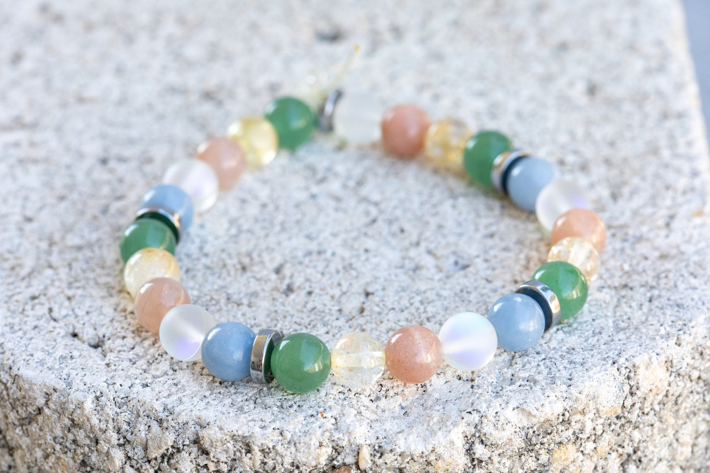Gratitude Gemstone Crystal Bracelet
