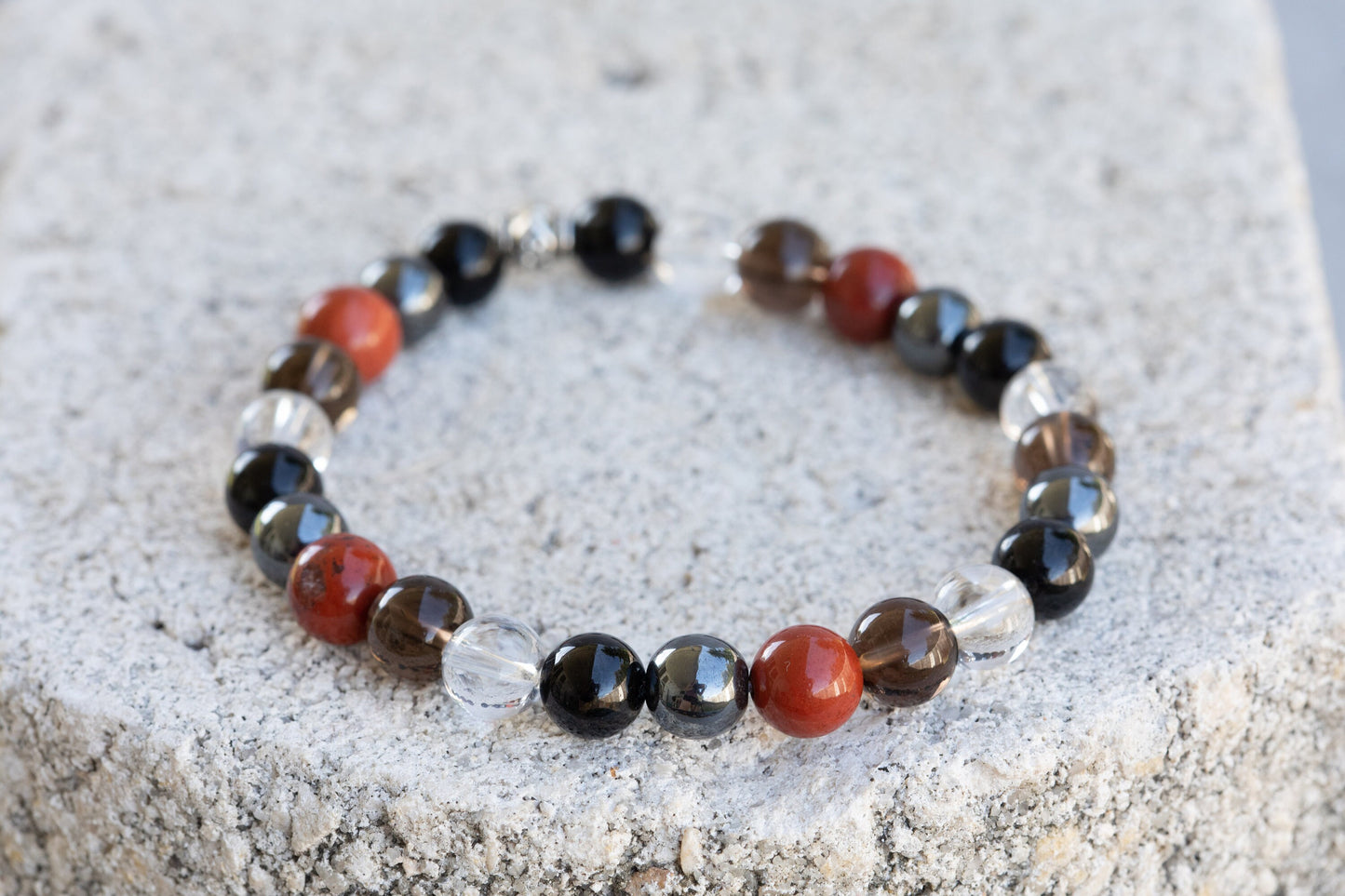 Grounding Gemstone Crystal Bracelet