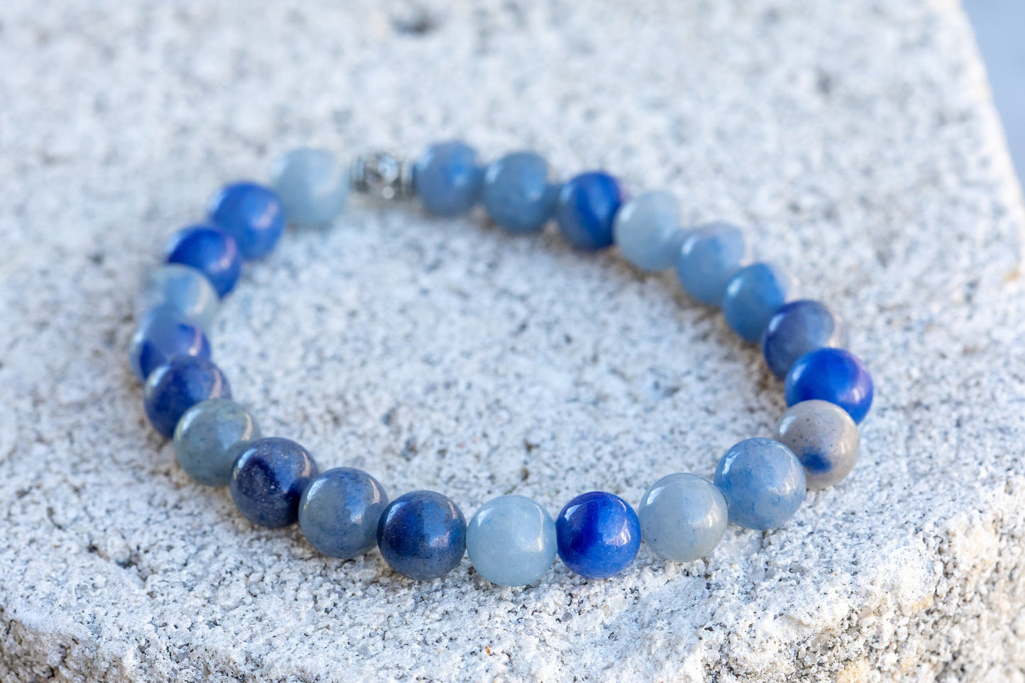 Blue Aventurine Gemstone Crystal Bracelet