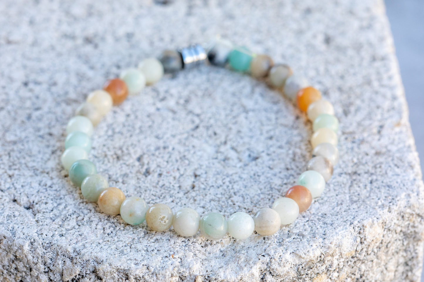 Amazonite Gemstone Crystal Bracelet