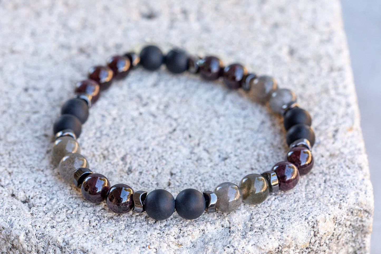 Capricorn Zodiac Gemstone Crystal Bracelet
