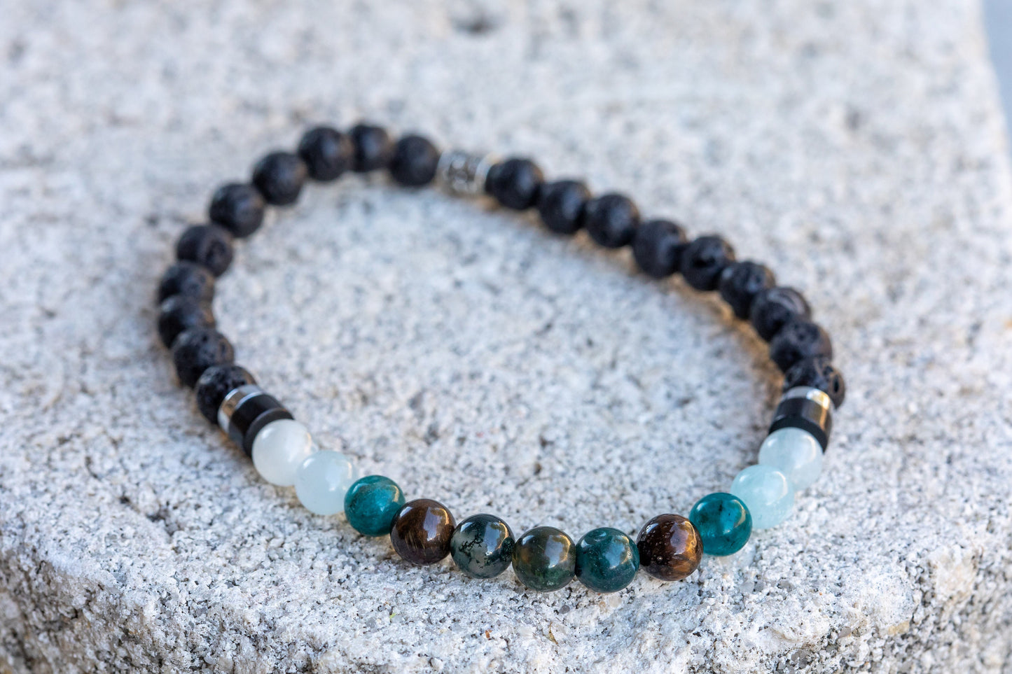 Gemini Zodiac Gemstone Crystal Bracelet