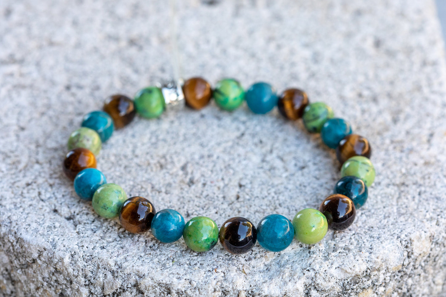 Gemini Zodiac Gemstone Crystal Bracelet