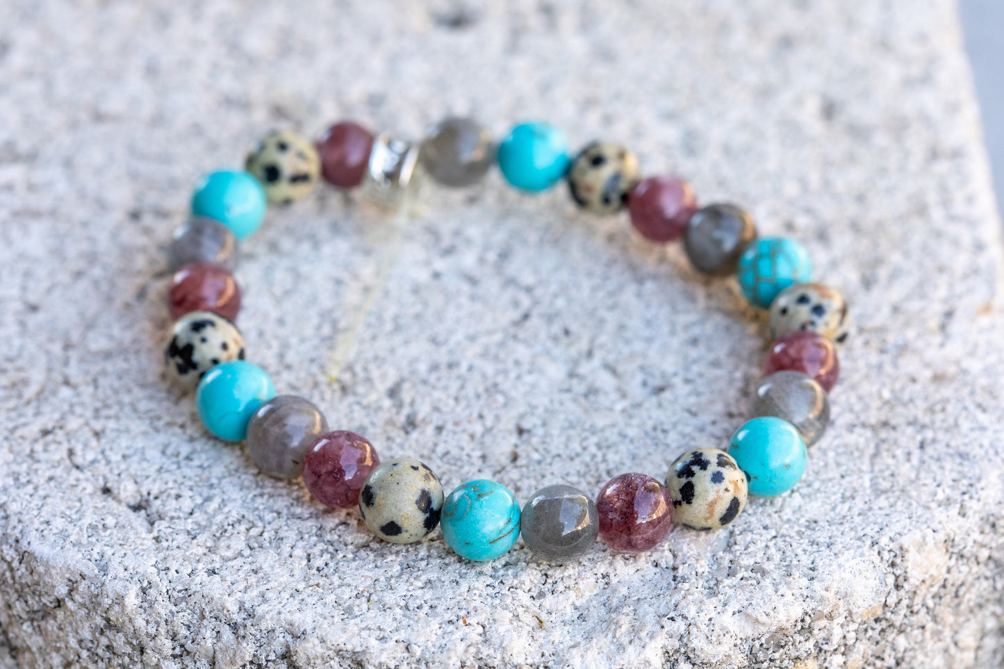 Sagittarius Zodiac Gemstone Crystal Bracelet