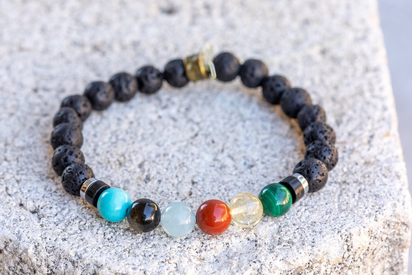 Scorpio Zodiac Gemstone Crystal Bracelet