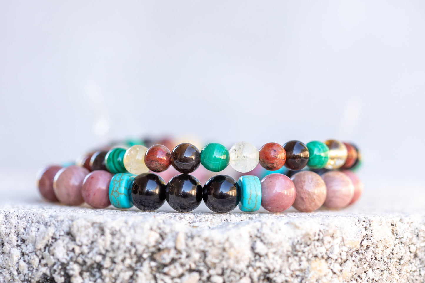 Scorpio Zodiac Gemstone Crystal Bracelet