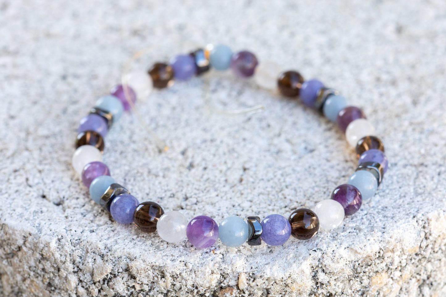 Dreams & Intuition Gemstone Crystal Bracelet