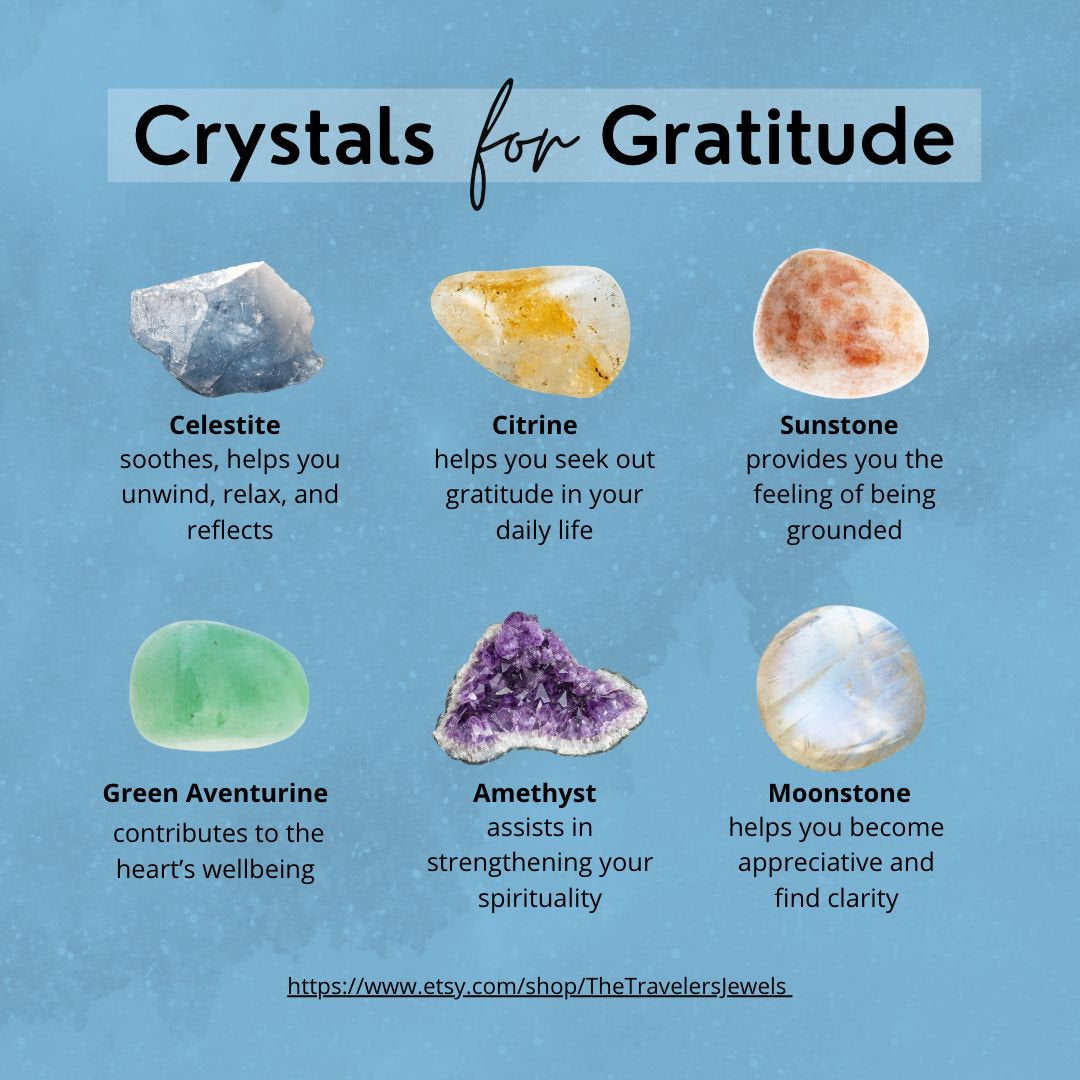 Gratitude Gemstone Crystal Bracelet