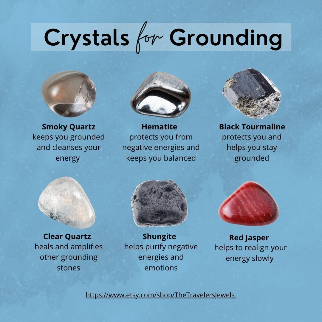 Grounding Gemstone Crystal Bracelet