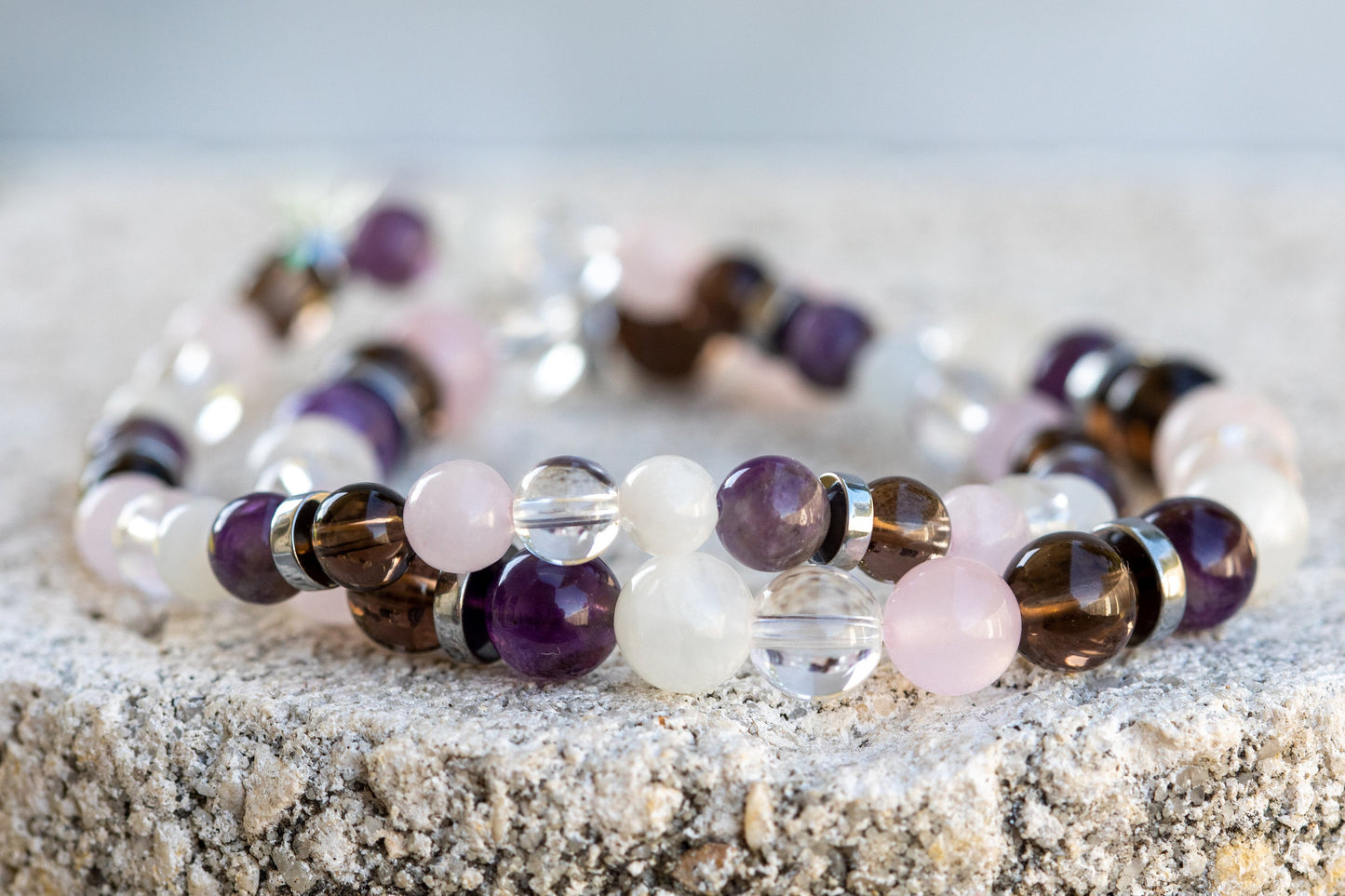 Meditation Gemstone Crystal Bracelet