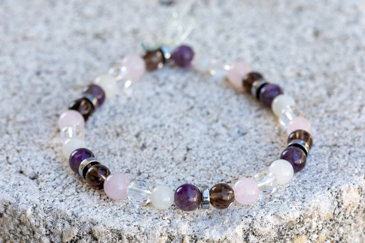 Meditation Gemstone Crystal Bracelet