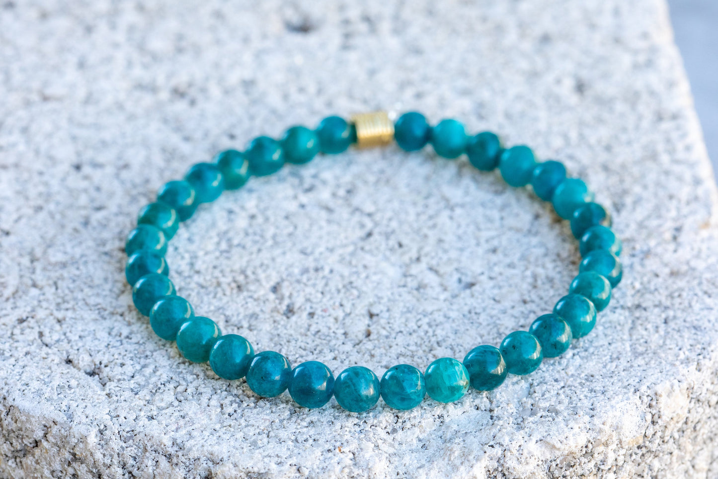 Apatite Gemstone Crystal Bracelet