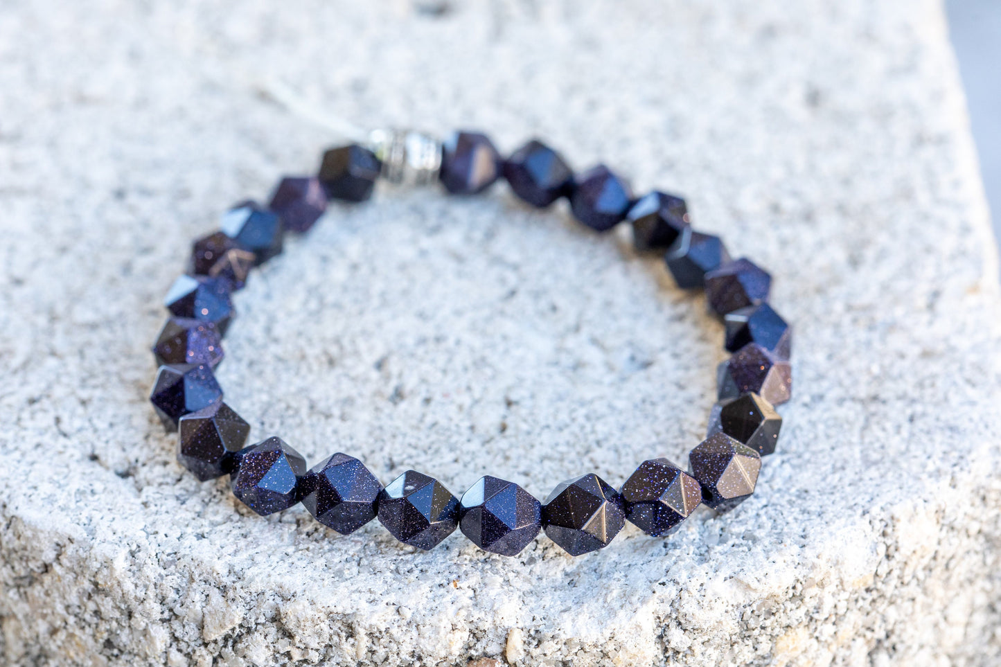 Sandstone Gemstone Crystal Bracelet
