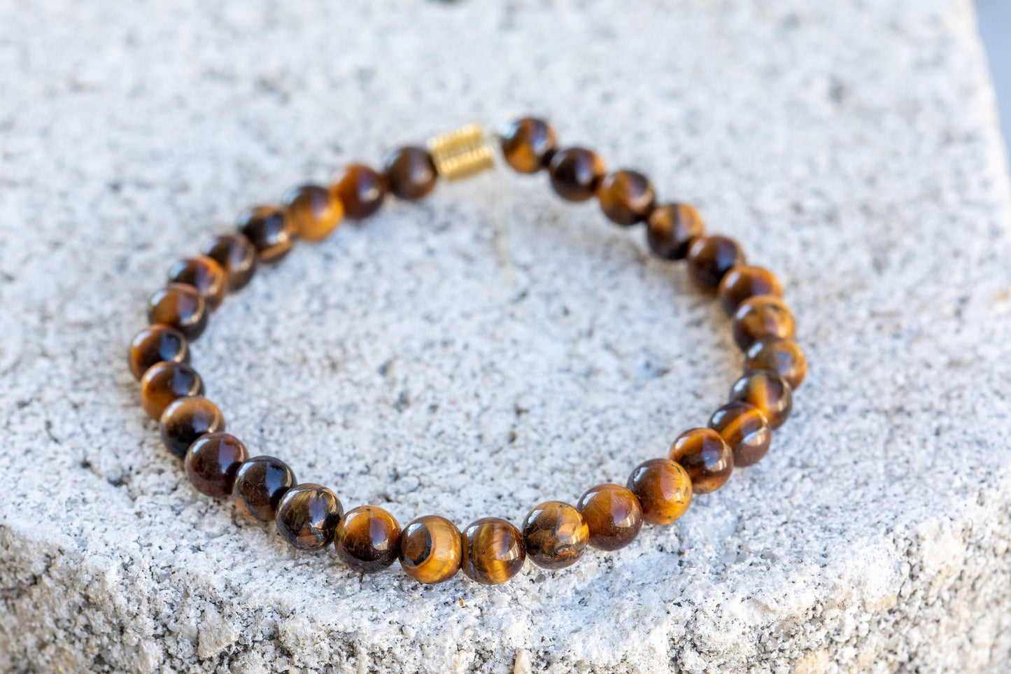 Tiger's Eye Gemstone Crystal Bracelet