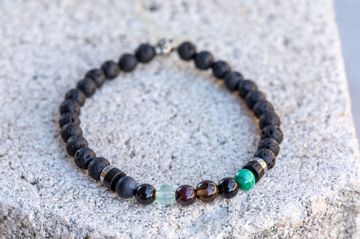 Capricorn Zodiac Gemstone Crystal Bracelet