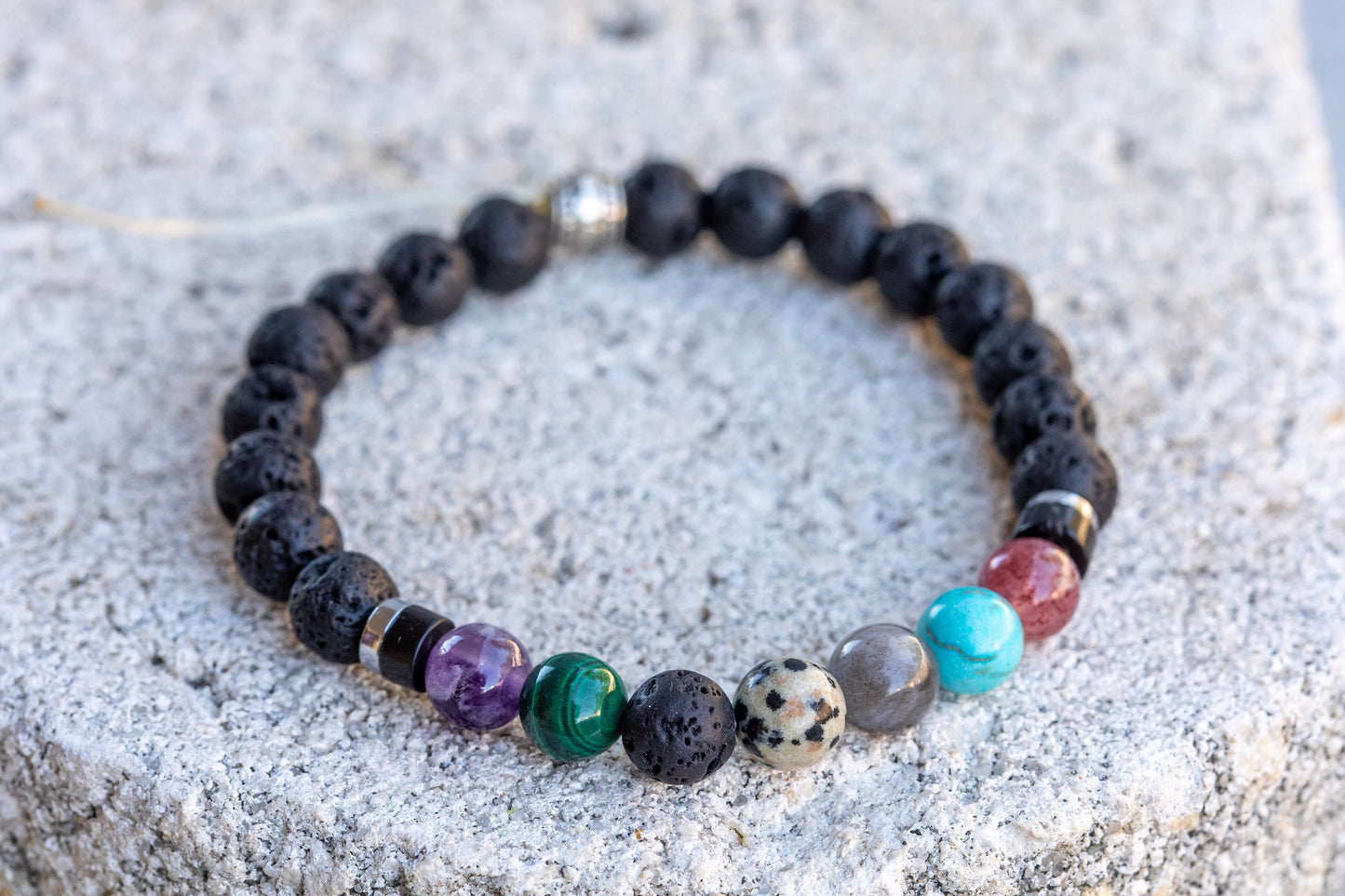 Sagittarius Zodiac Gemstone Crystal Bracelet