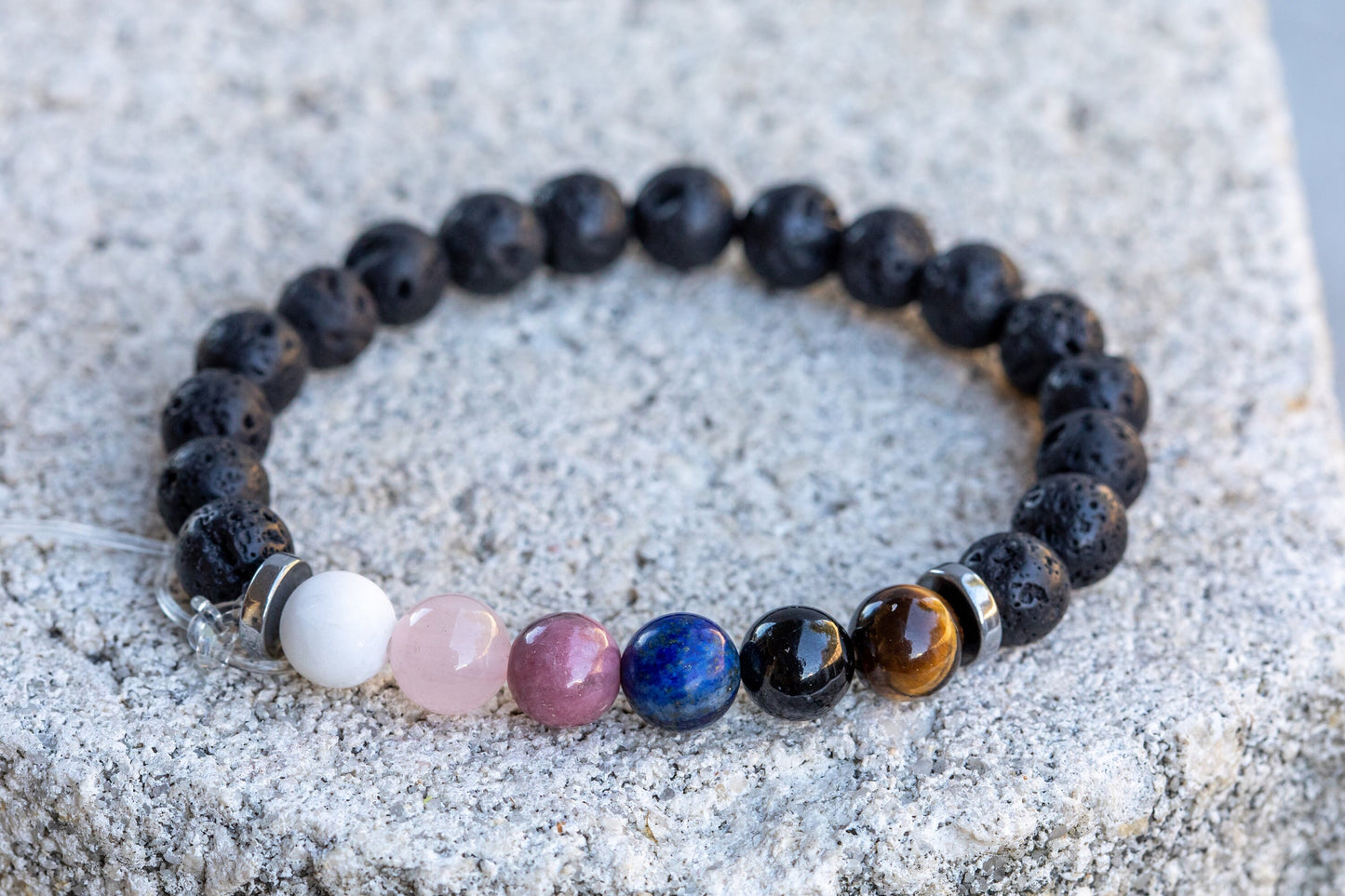 Taurus Zodiac Gemstone Crystal Bracelet