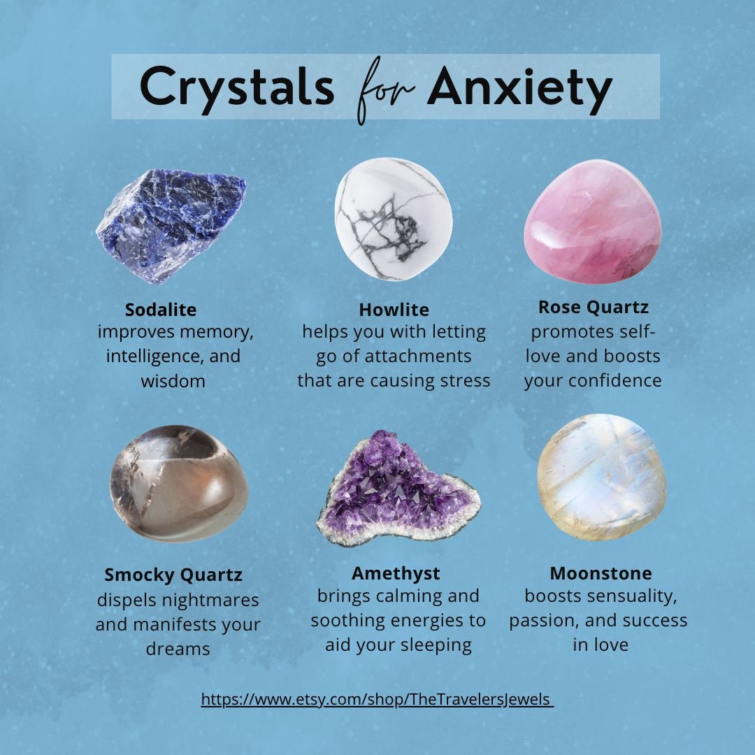 Anxiety Gemstone Crystal Bracelet