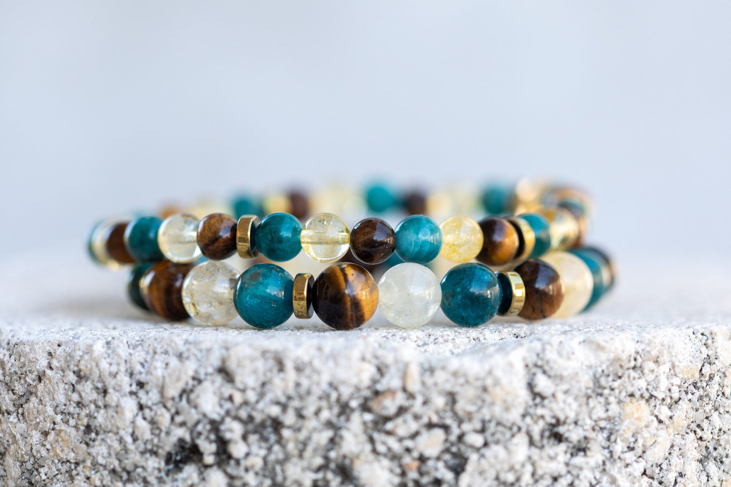 Clarity Gemstone Crystal Bracelet