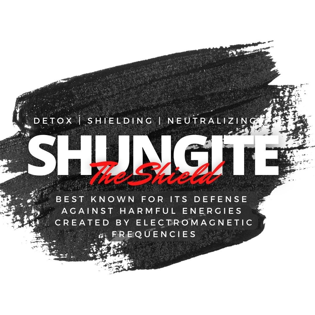 Shungite (EMF Frequency Blocker) Gemstone Crystal Bracelet