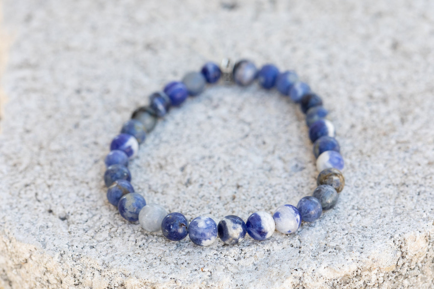 Sodalite Gemstone Crystal Bracelet