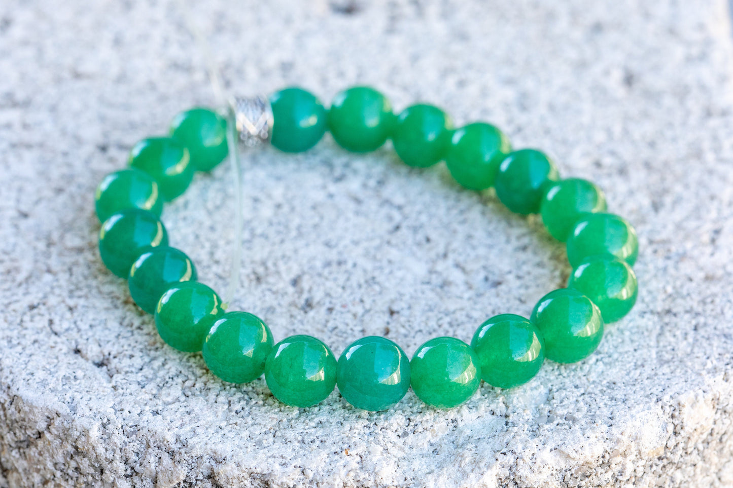 Green Aventurine Gemstone Crystal Bracelets