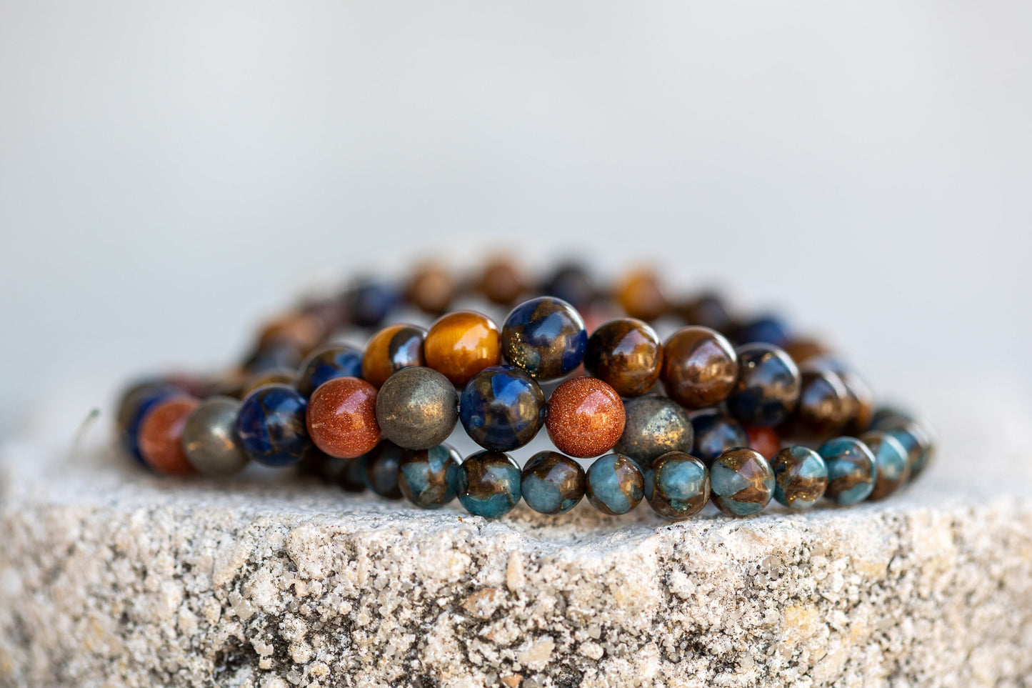 Impression Jasper Gemstone Crystal Bracelet