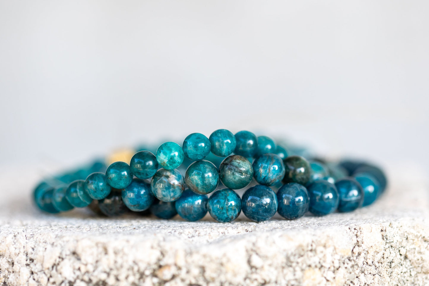 Apatite Gemstone Crystal Bracelet