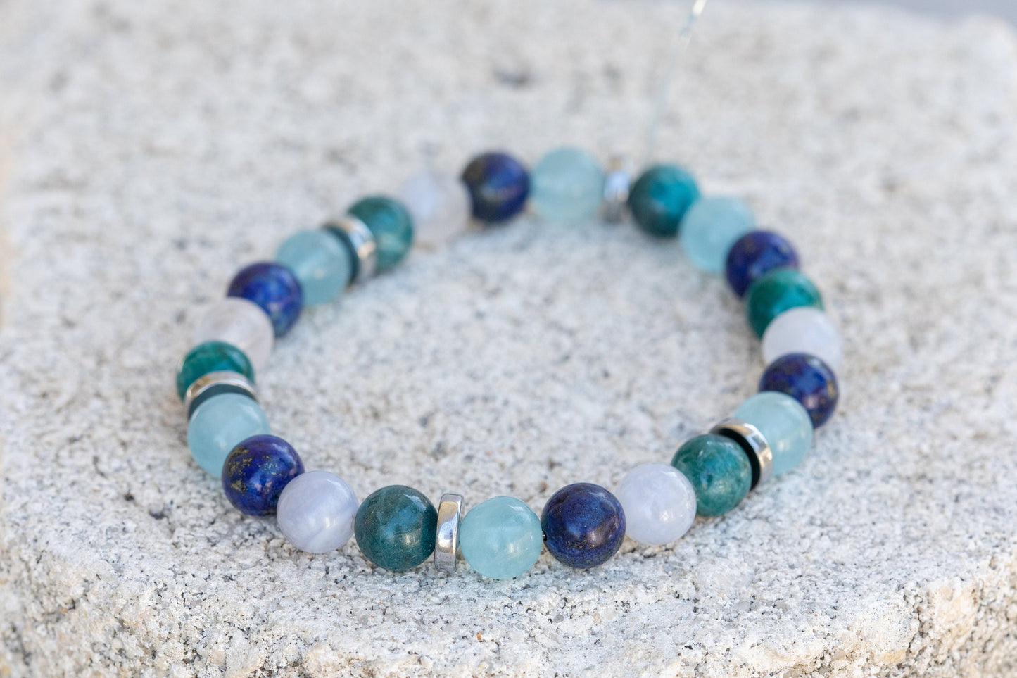 Communication Gemstone Crystal Bracelet