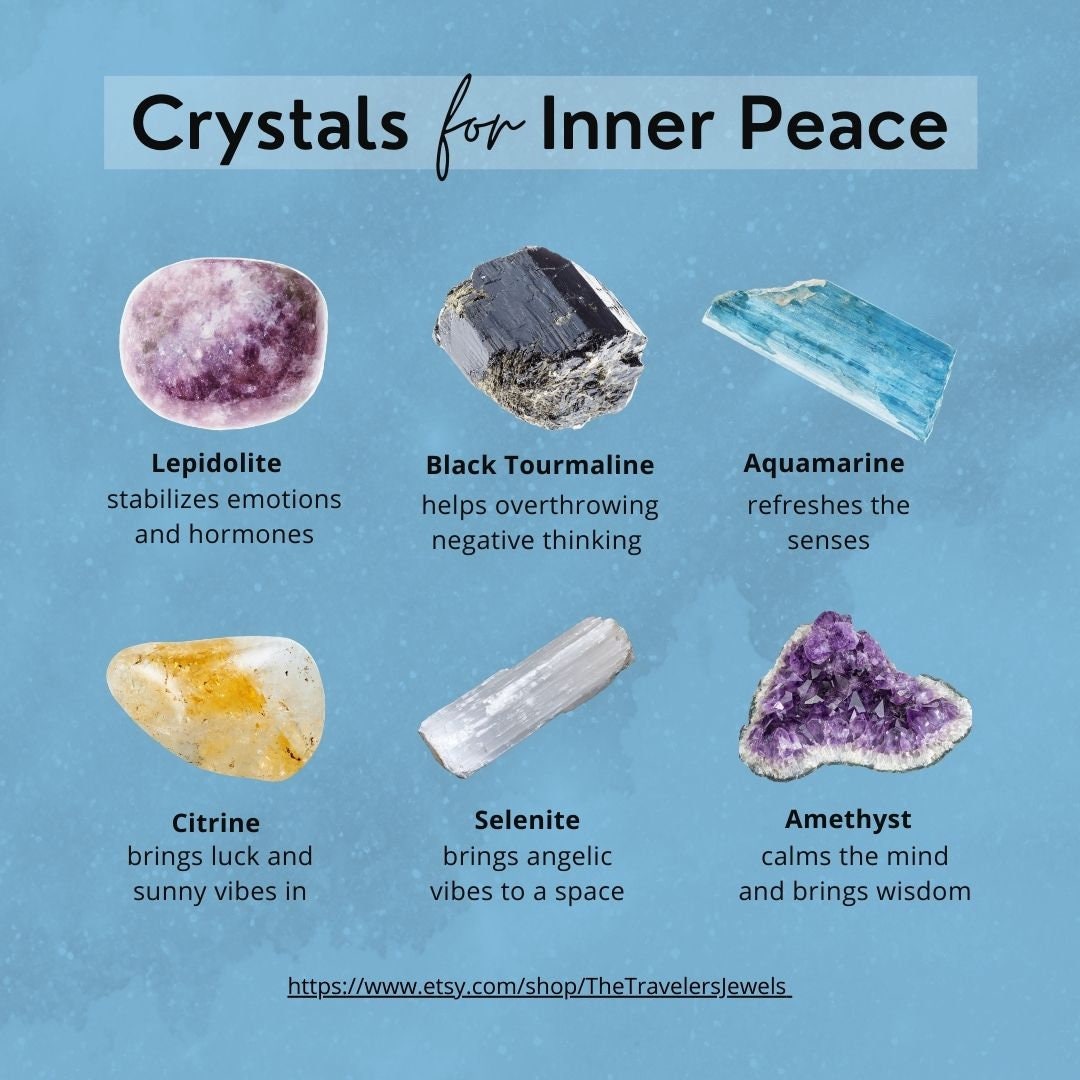 Inner Peace Gemstone Crystal Bracelet