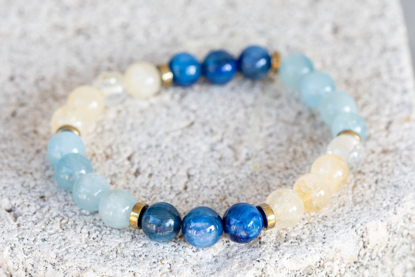 Kyanite Gemstone Crystal Bracelet