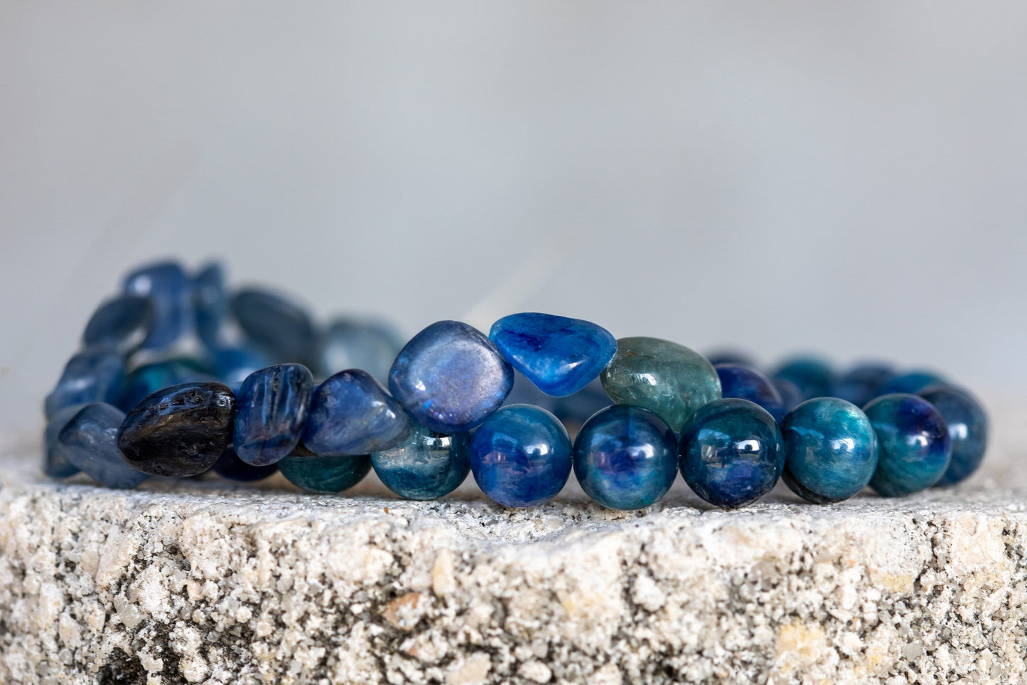 Kyanite Gemstone Crystal Bracelet