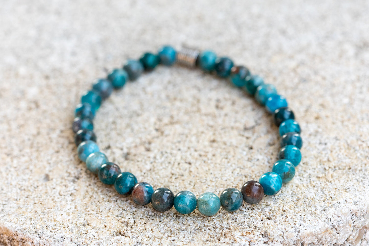 Apatite Gemstone Crystal Bracelet