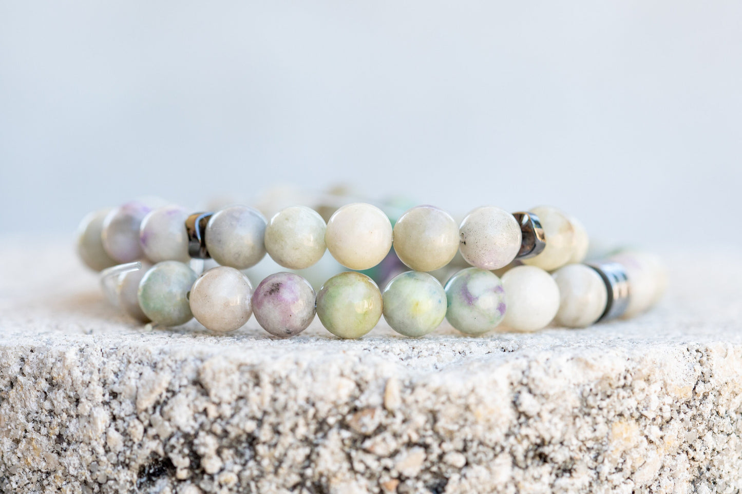 Hackmanite (UV Reactive) Gemstone Crystal Bracelet
