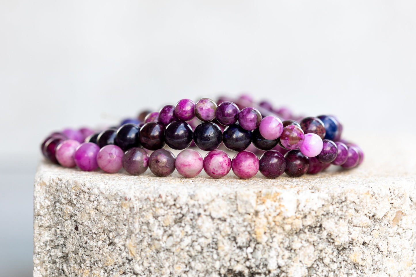 Sugilite Gemstone Crystal Bracelet