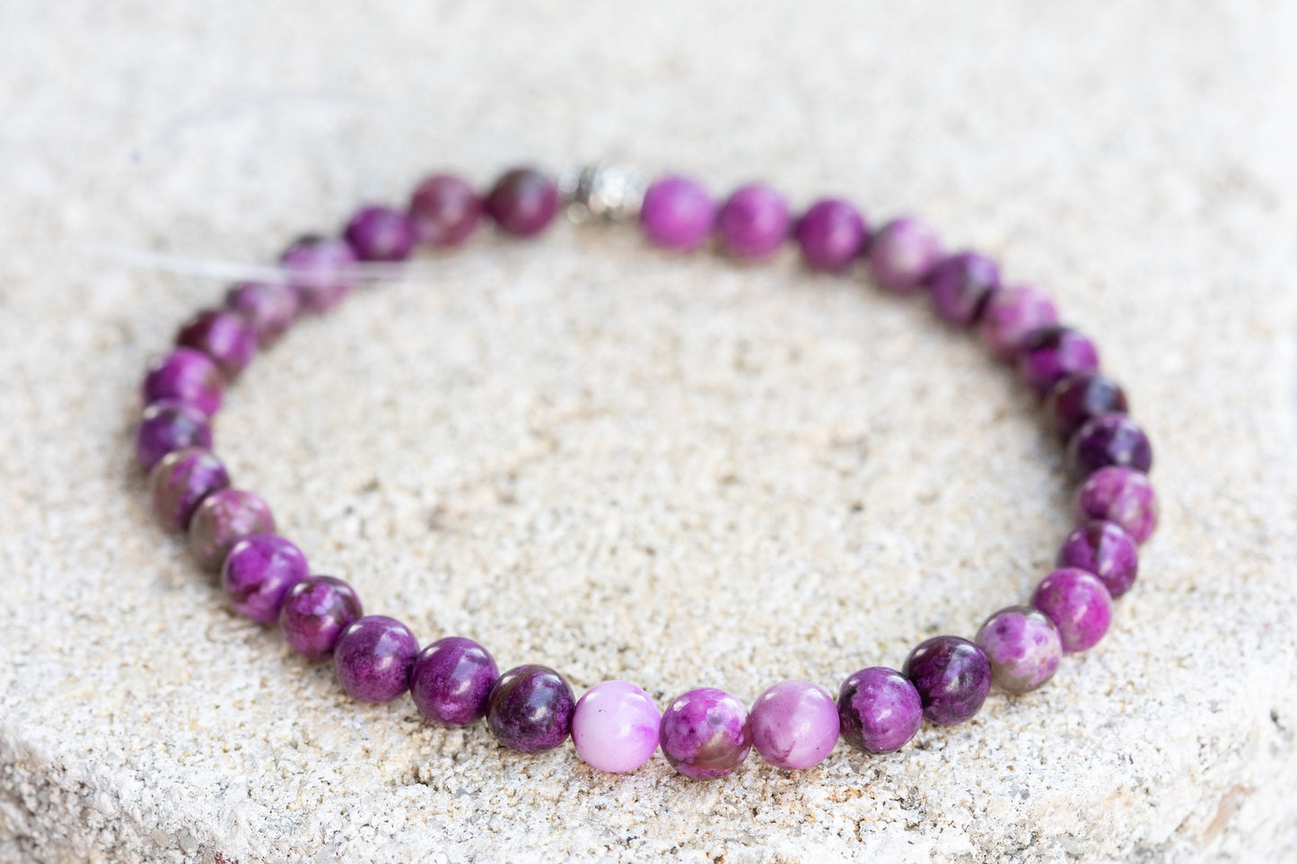 Sugilite Gemstone Crystal Bracelet