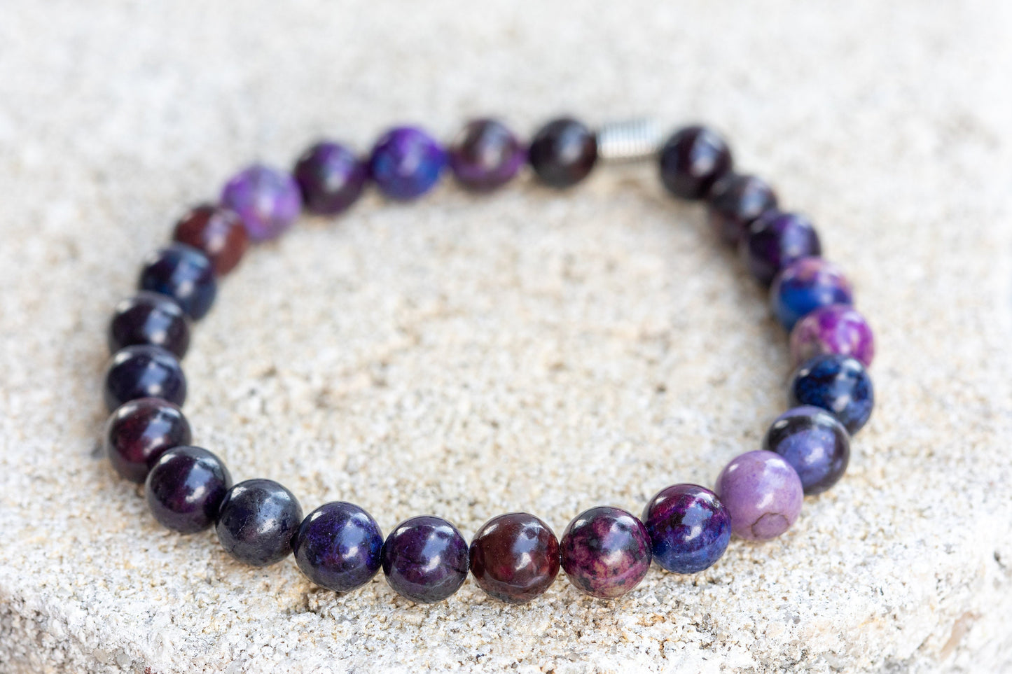 Sugilite Gemstone Crystal Bracelet