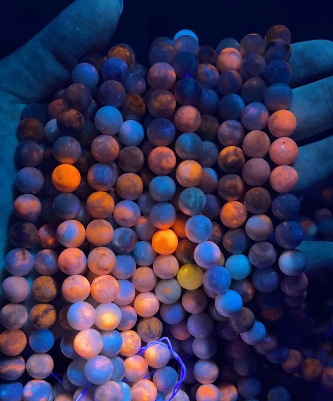 Hackmanite (UV Reactive) Gemstone Crystal Bracelet