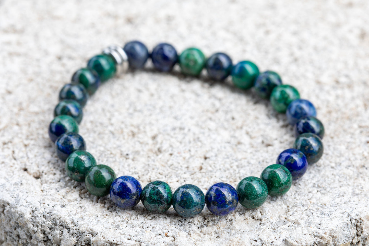 Azurite Gemstone Crystal Bracelet